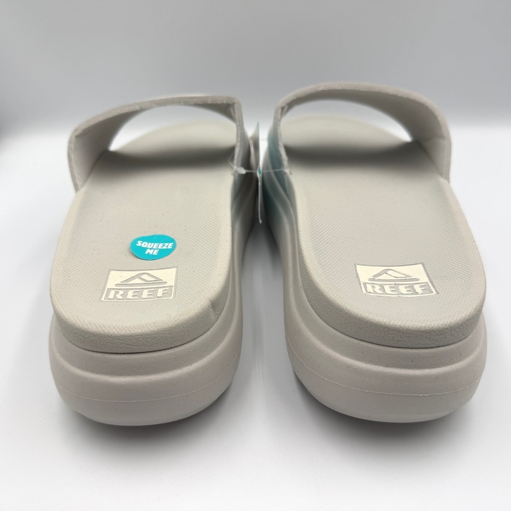 Reef Cushion Bondi Bay Sandals Womens 11 Fog Grey NWT Platform Slide CJ5591 - Picture 7 of 14
